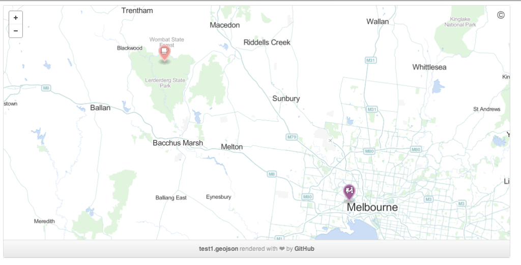 An example of GeoJSON on Github I whipped up.