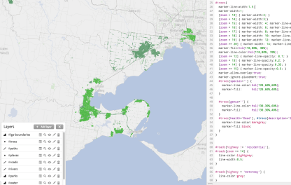 OpenTrees.org TileMill screenshot